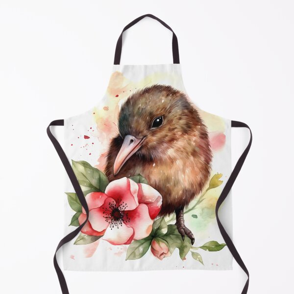 Artikelvorschau, Kiwi Animal Clipart, Savannah Animal in Roses, Floral Fauna Art, Animal in Roses, Flower Beast, Wild in Bloom, Watercolor Graphic entworfen und verkauft von CoolorPainting.