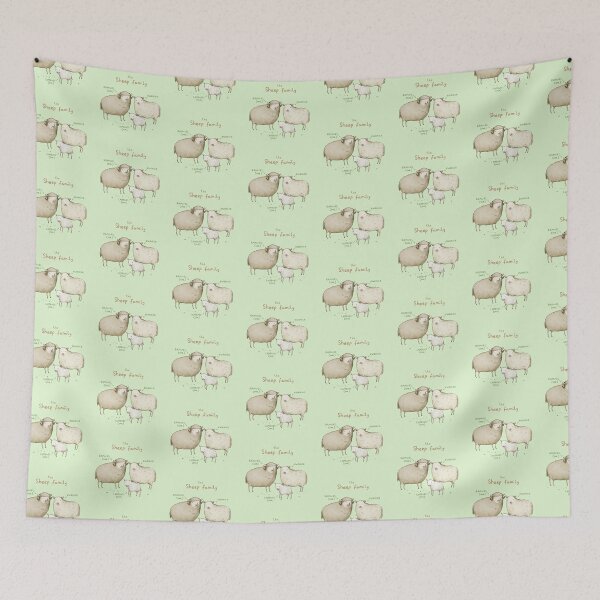 Item preview, The Sheep Family designed and sold by SophieCorrigan.