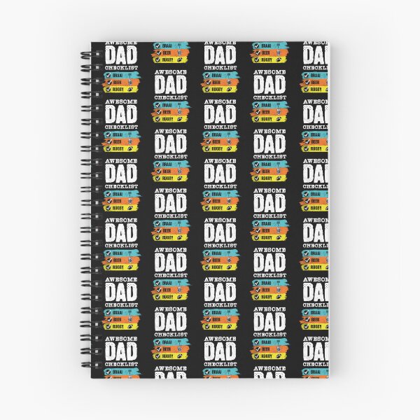 Item preview, Awesome Dad Checklist Braai Beer Rugby South African Braai Dad designed and sold by Huesoffun.