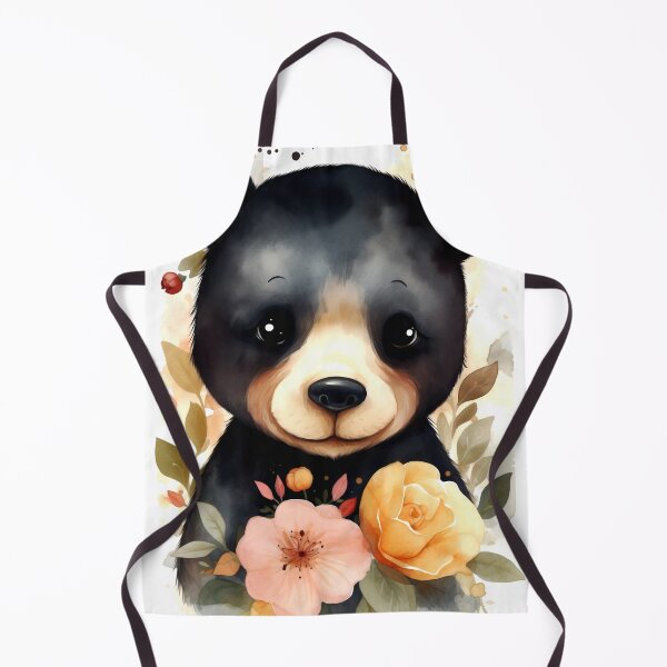 Item preview, Sun Bear Animal Clipart, Savannah Animal in Roses, Floral Fauna Art, Animal in Roses, Flower Beast, Wild in Bloom, Watercolor Graphic designed and sold by CoolorPainting.