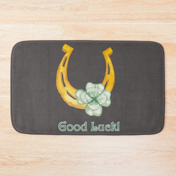 Item preview, Good luck! St.Patrick's Day horse shoe and shamrock designed and sold by InaDim.