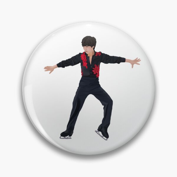 Item preview, Kao Miura Sticker | Figure Skating Sticker designed and sold by fskatingprints.