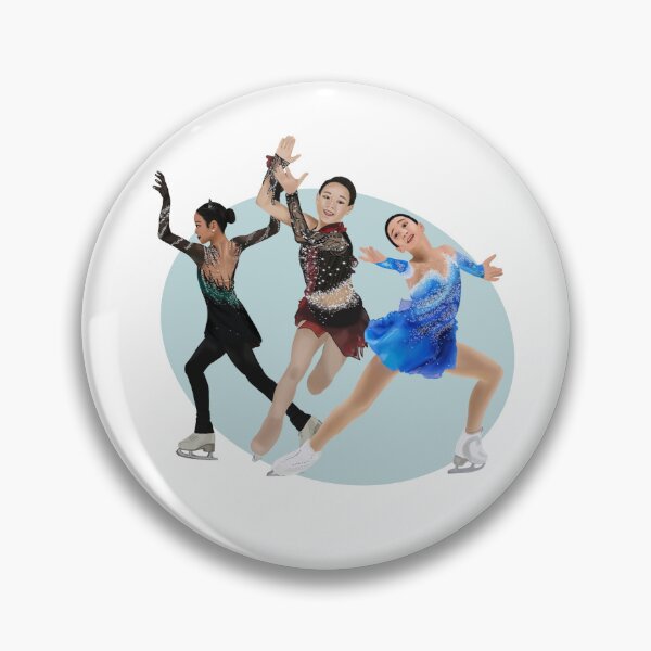 Item preview, Junior Korean Women Figure Skating | Figure Skating Sticker designed and sold by fskatingprints.