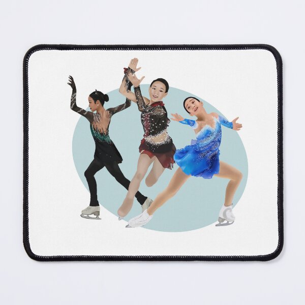 Item preview, Junior Korean Women Figure Skating | Figure Skating Sticker designed and sold by fskatingprints.