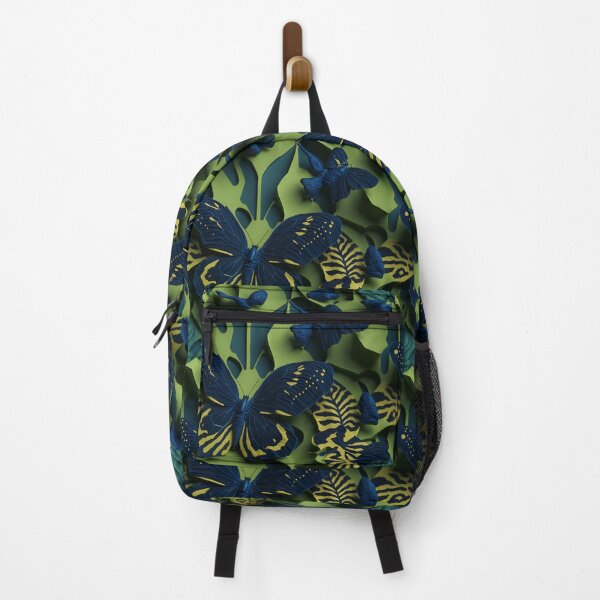 Item preview, Immersive Journey with Tangy Kiwis Colours and Delicate Butterflies in 4K Op Art designed and sold by AmazingLab.