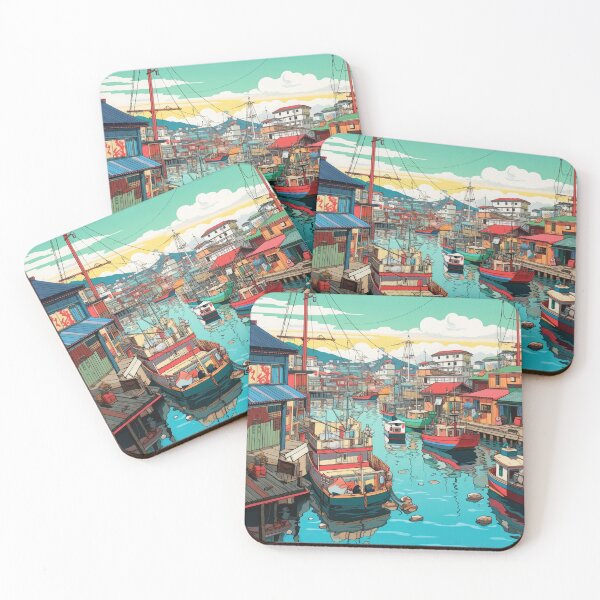 Item preview, Backwater Harbour designed and sold by AnotherJapan.