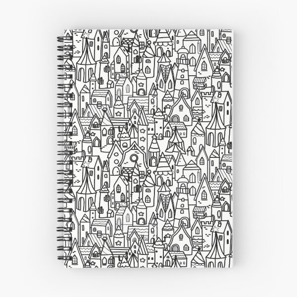 Item preview, Little town designed and sold by moonlitdoodl.