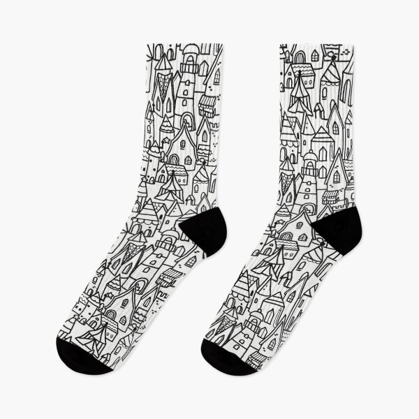 Item preview, Little town designed and sold by moonlitdoodl.