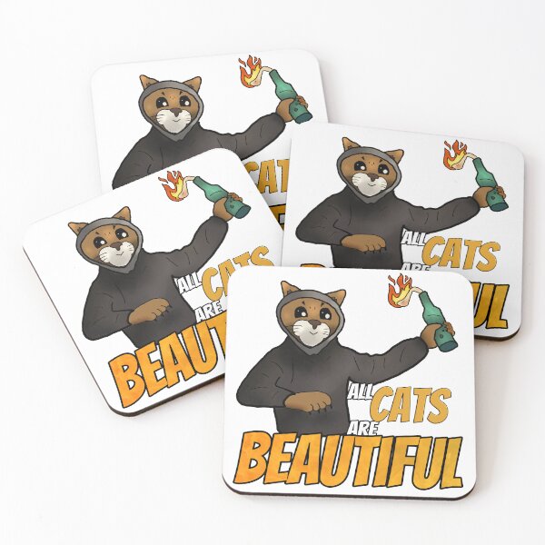 Item preview, ACAB: All Cats Are Beautiful (Molotov Edition) designed and sold by Bug & Brush.