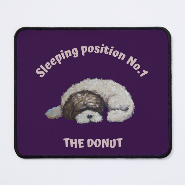 Item preview, Dog sleeping position 1 - the donut designed and sold by kookycomet.