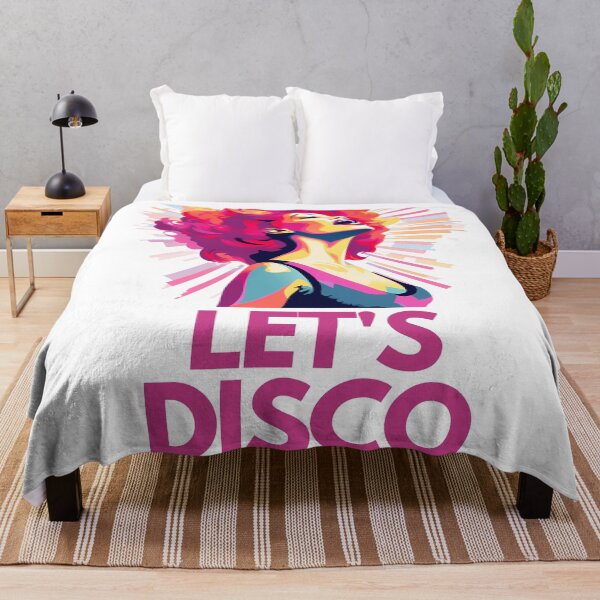 Item preview, 'Let's Disco' Street art print of a disco funk soul dancer designed and sold by SupremeandSuper.