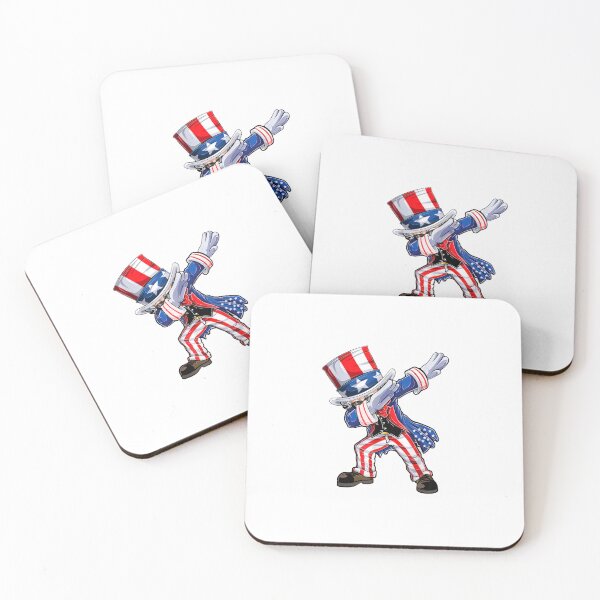 Item preview, Dabbing Uncle Sam 4th of July Kids Women Men Funny Dab Dance T-Shirt designed and sold by MAARRCI.