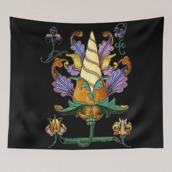 Item preview, The medieval ornament, manuscript detail, ornament from manuscript designed and sold by KramMargot.