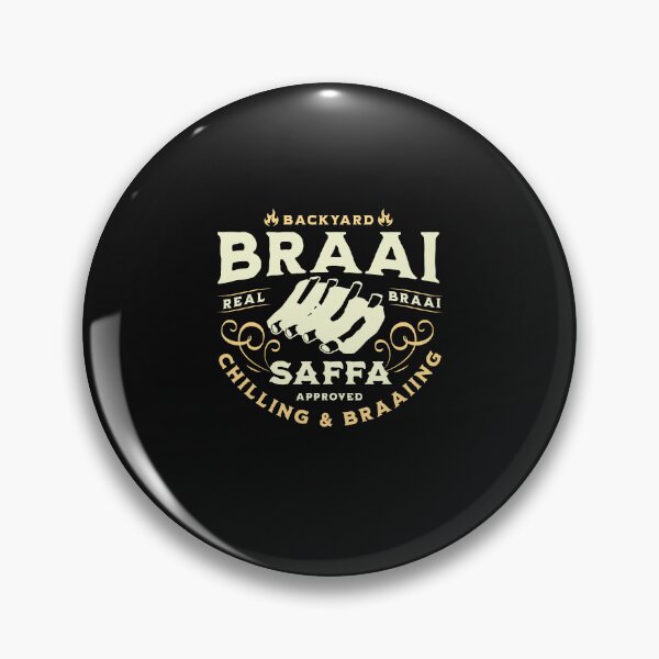 Item preview, Braai Backyard Braai Real Braai Chilling and Braaiing South African Saffa approved designed and sold by Huesoffun.