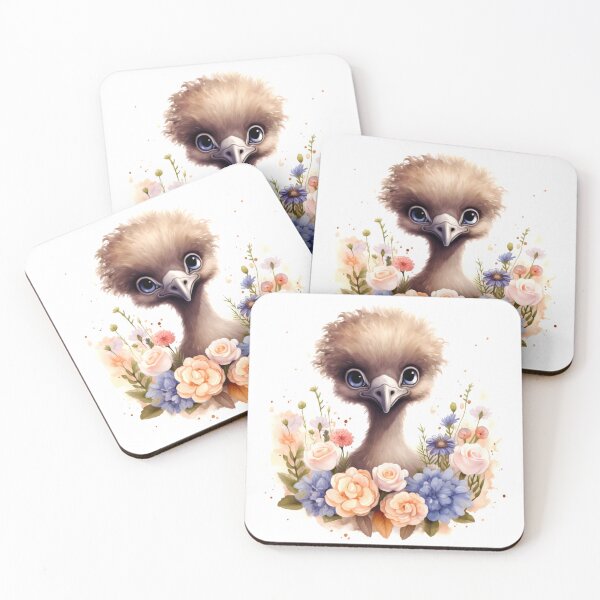Item preview, Ostrich Emu Animal Clipart, Australian Animal, Outback Fauna Art, Australian Mammal, Bush Wildlife, Australian Species designed and sold by CoolorPaint.