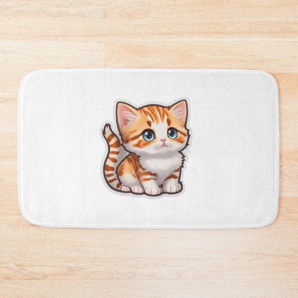 Item preview, Cute and Cuddly Cartoon Cat designed and sold by mdhanim.