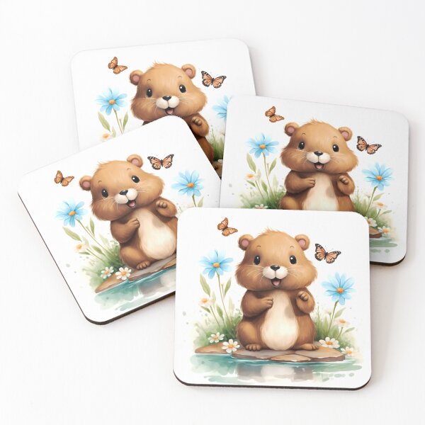 Item preview, Beaver Animal Clipart, European Animal, Continental Fauna Art, European Mammal, Local Wildlife, European Species designed and sold by CoolorPaint.