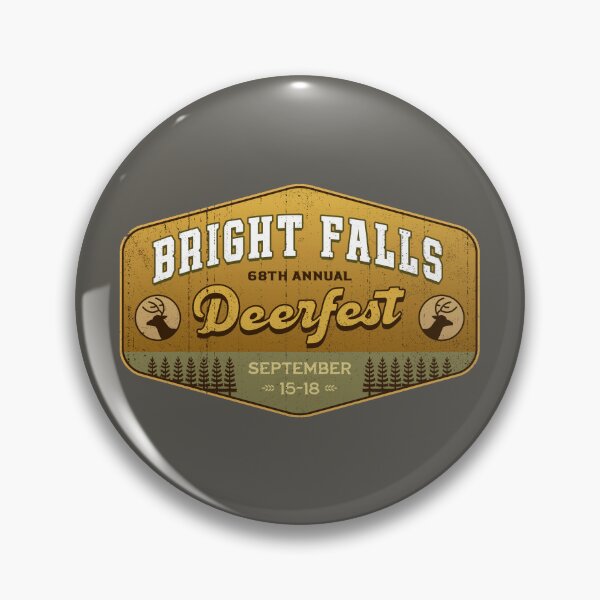 Item preview, Deerfest Bright Falls Emblem designed and sold by Lagelantee.