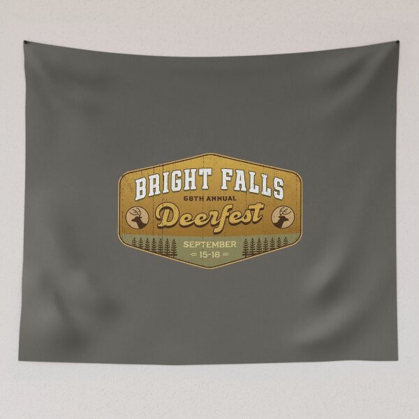 Item preview, Deerfest Bright Falls Emblem designed and sold by Lagelantee.