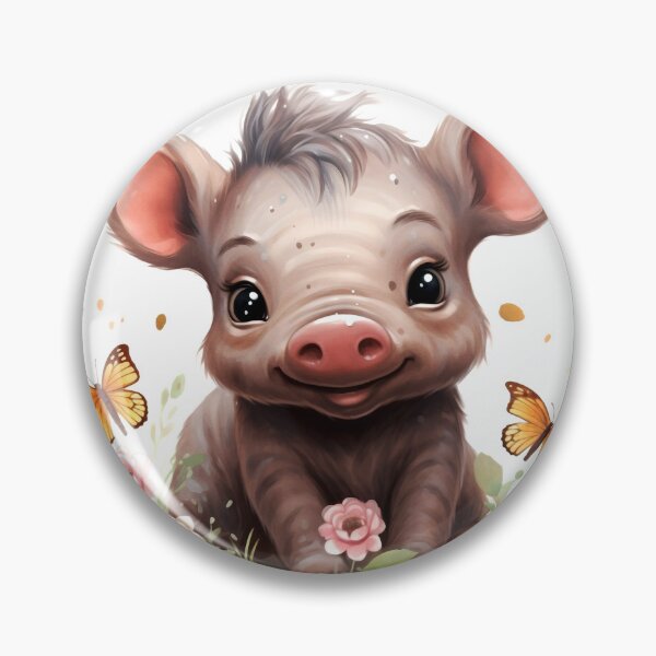 Artikelvorschau, Boar Animal Clipart, European Animal, Continental Fauna Art, European Mammal, Local Wildlife, European Species entworfen und verkauft von CoolorPaint.