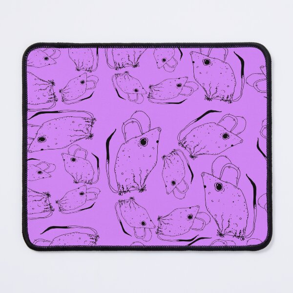 Item preview, BUT MIGHTY BLACK x LIGHT PURPLE RODENT MOUSE  designed and sold by GIVENGRACE.ART.