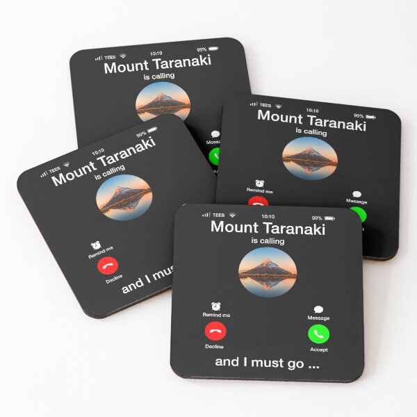 Item preview, Mount Taranaki is Calling and I must Go Funny Gift for Mount Taranaki mountain lover and hiker designed and sold by FamousShirts.
