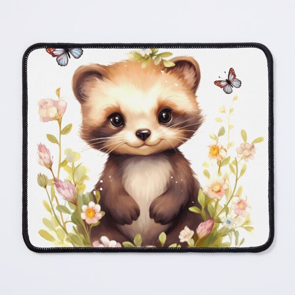 Item preview, European Polecat Animal Clipart, European Animal, Continental Fauna Art, European Mammal, Local Wildlife, European Species designed and sold by CoolorPaint.