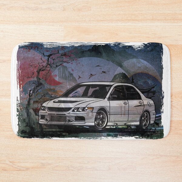 Item preview, EVO IX Metal Print for Fans of Japanese Automotive Culture designed and sold by ViTee Design.