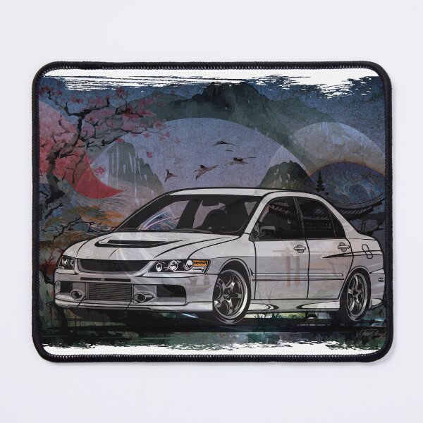 Item preview, EVO IX Metal Print for Fans of Japanese Automotive Culture designed and sold by ViTee Design.