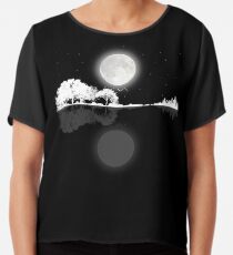 Nature Guitar Night Chiffon Top