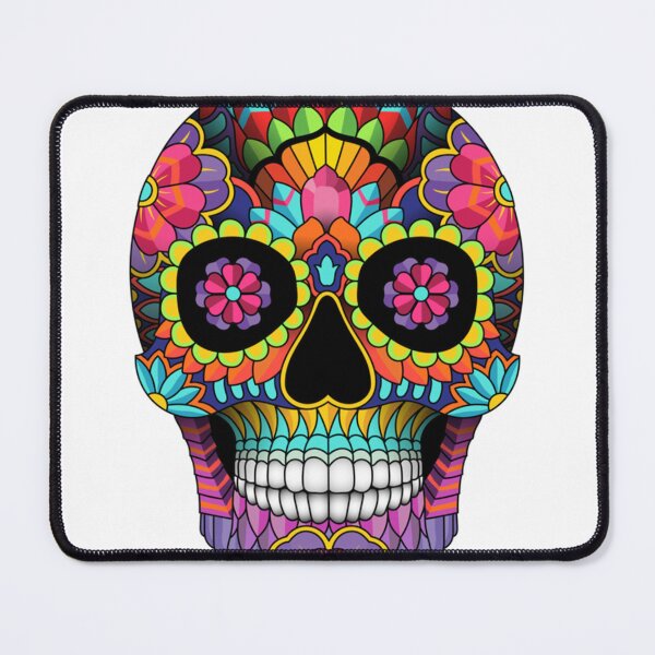 Item preview, sugar skull full colors designed and sold by ArtShopScaly.