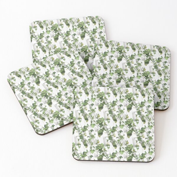 Item preview, Gripping Greens: Hedera Helix & White Statue Arms - Maixibilionoxis Vertical Garden Collection designed and sold by Maixibilionoxis.
