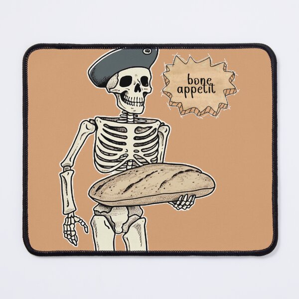 Item preview, Bone Appetit (Bon Appetit) funny chef design designed and sold by Bug & Brush.