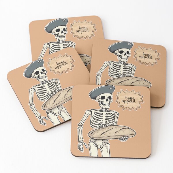 Item preview, Bone Appetit (Bon Appetit) funny chef design designed and sold by Bug & Brush.
