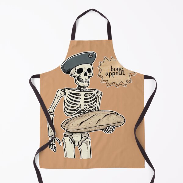 Item preview, Bone Appetit (Bon Appetit) funny chef design designed and sold by Bug & Brush.