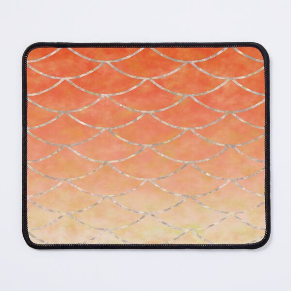 Item preview, Silvery Orange Mermaid Scale designed and sold by HijabieUkhty.