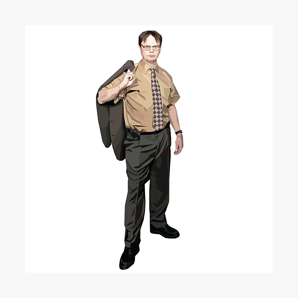 Advanced Graphics Dwight Schrute Life Size Cardboard Cutout Standup The ...
