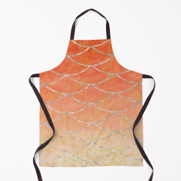 Item preview, Silvery Orange Mermaid Scale designed and sold by HijabieUkhty.