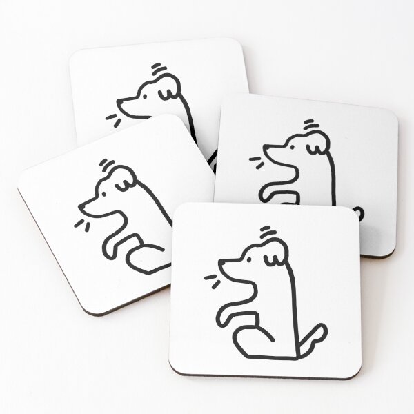 Item preview, white dog designed and sold by cowprints.