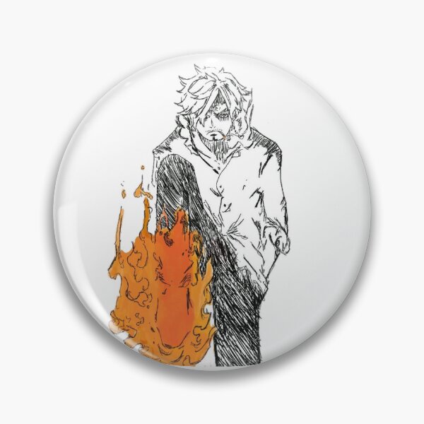 Item preview, Sanji flames  designed and sold by BeragonRe.