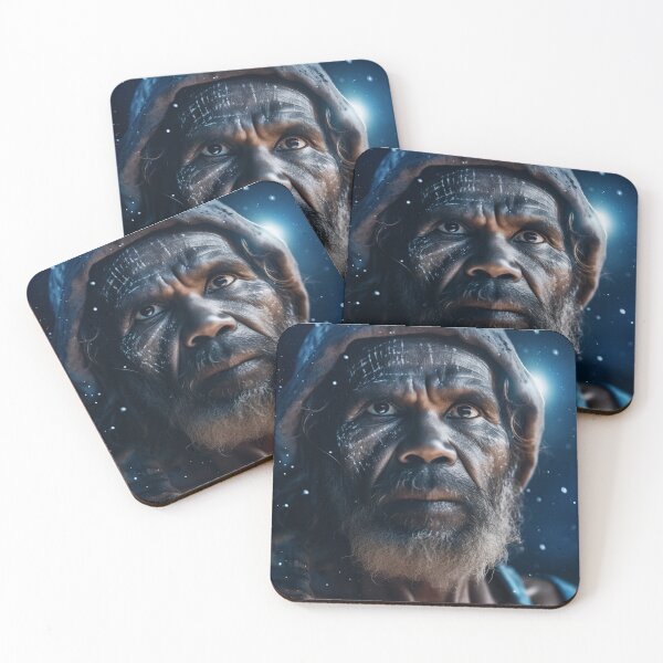 Item preview, Aboriginal Man On A Starry Night designed and sold by whytealistair.