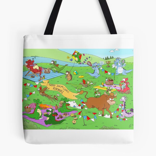 Item preview, A Very Zookie Picnic! designed and sold by ZookieCartoons.