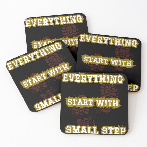 Item preview, Everything start with small step designed and sold by Kuki-shop.