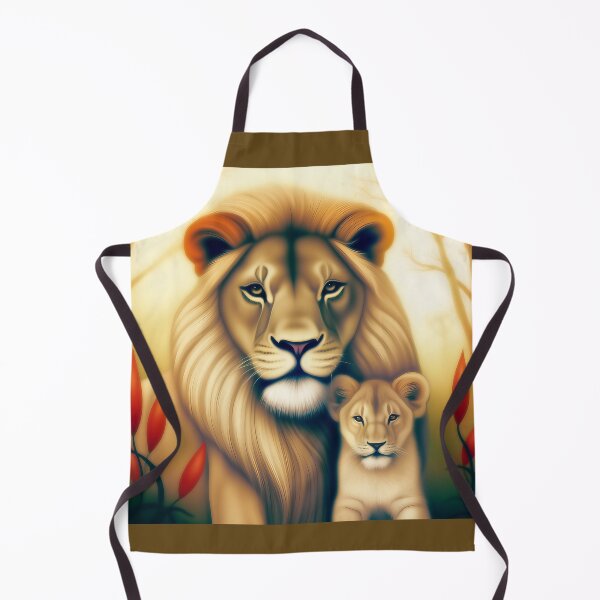 Item preview, Beautiful lion with cub designed and sold by Liljinkzy.