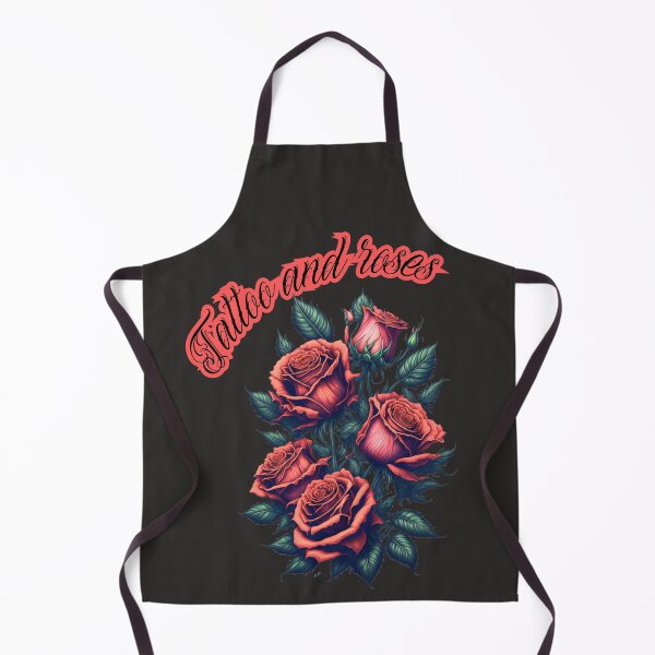 Item preview, Tattoo and roses: Color tattoo of red roses with leaves of green tones and phrase tattoo and roses. designed and sold by MonstersVariety.