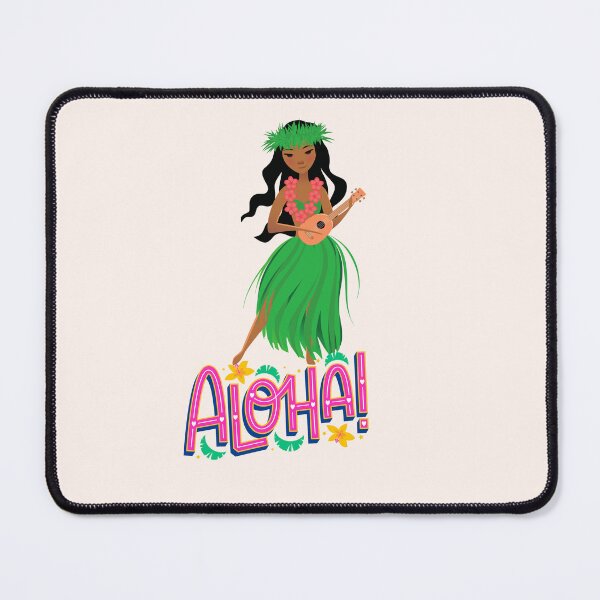 Item preview, Aloha Summer Vibes: Hawaiian Girl with Music designed and sold by SarmadamDesign.