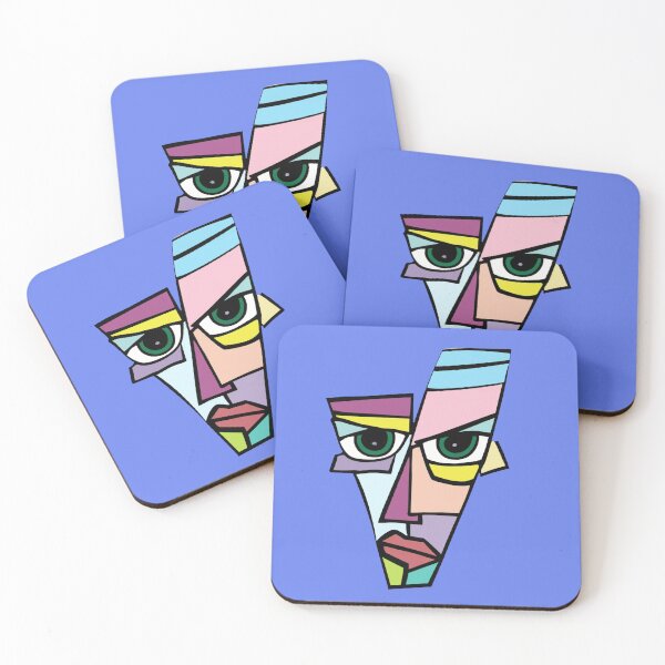 Item preview, Angry Face, Eye Catching, Abstract Face, Abstract Art, Artistic Face,gift for her him designed and sold by TheScruffyGoose.