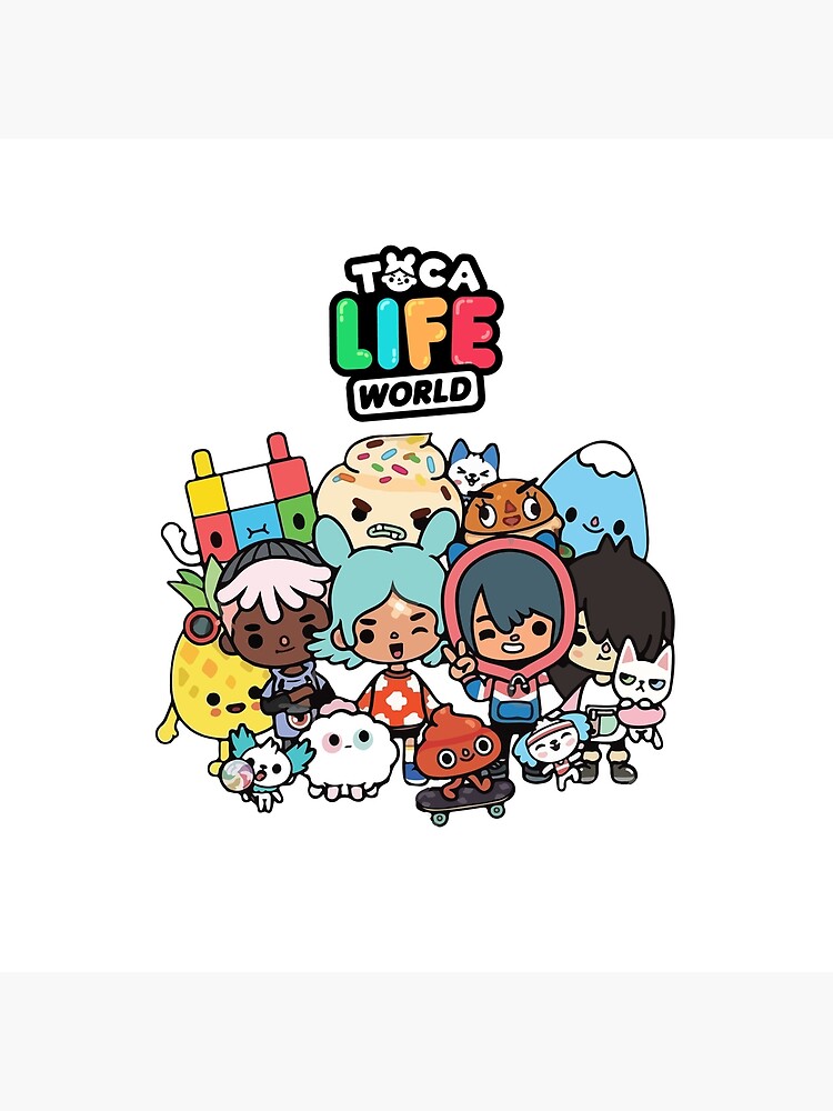 toca boca , toca life characters cute Sticker for Sale by ducany