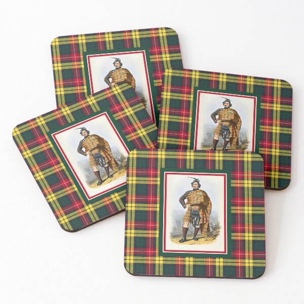 Item preview, Clan Buchanan Vintage Portrait Tartan Border designed and sold by plaidwerx.