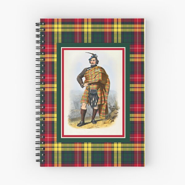 Item preview, Clan Buchanan Vintage Portrait Tartan Border designed and sold by plaidwerx.